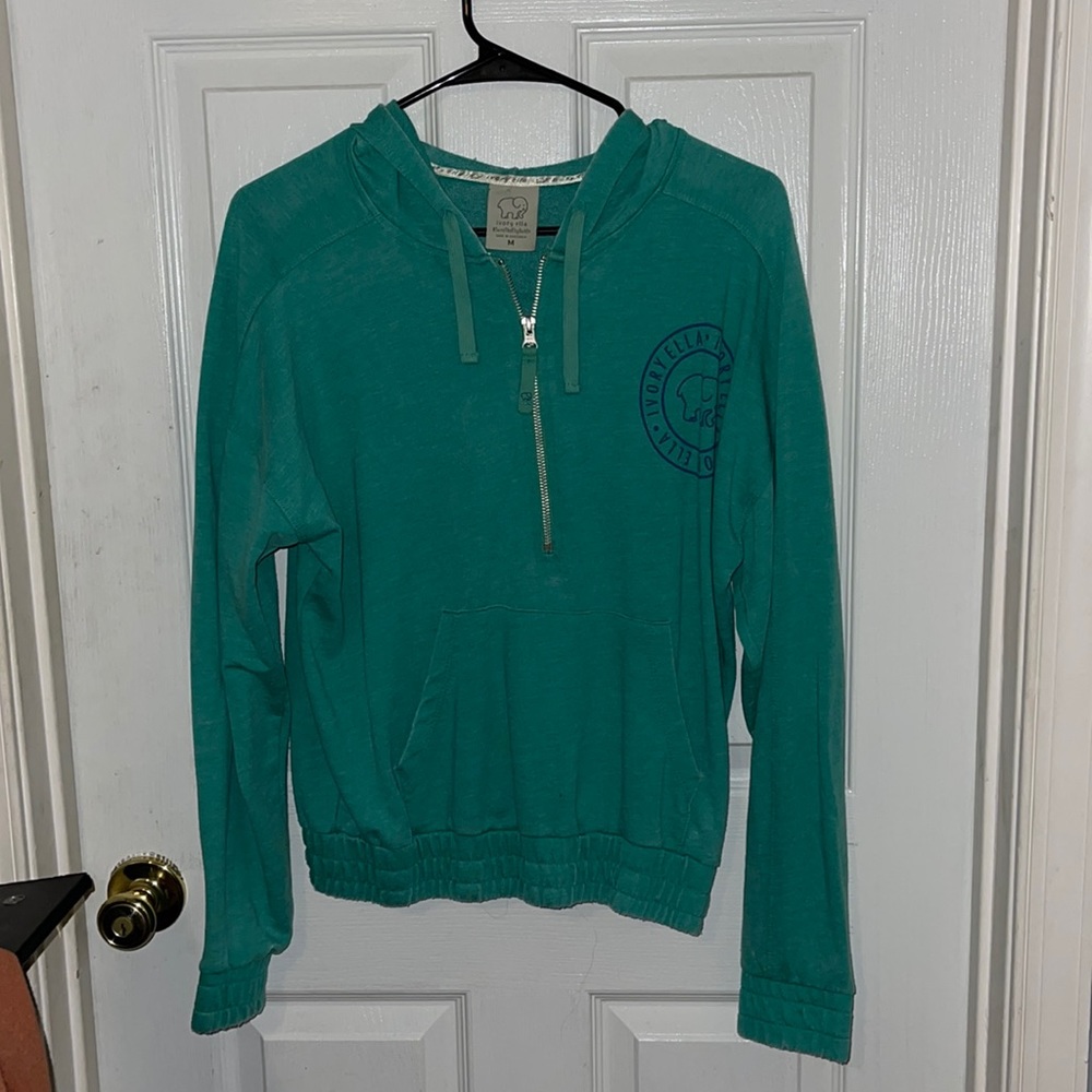 Ivory Ella quarter zip hoodie